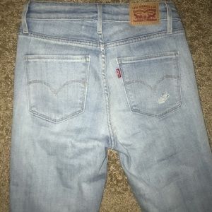 levi’s high rise skinny jeans